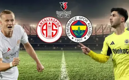 Antalyaspor vs. Fenerbahçe: Starting Lineups Revealed