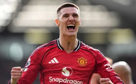 Man United Vs Crystal Palace: Sesko Header Seals 2-1 Comeback at Old Trafford After Lacroix Red Card