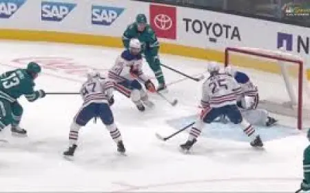 Michael Misa's power-play goal extends Sharks' early lead to 2-0 vs. Oilers