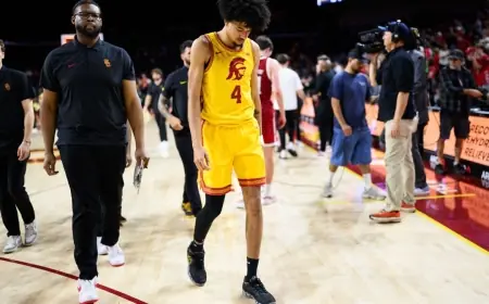 Chad Baker-Mazara exits USC basketball with two games left, deepening Trojans’ late-season slide