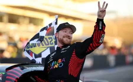 Nascar Race Today: Tyler Reddick Wins Third Straight at COTA, Sealing Historic Sweep