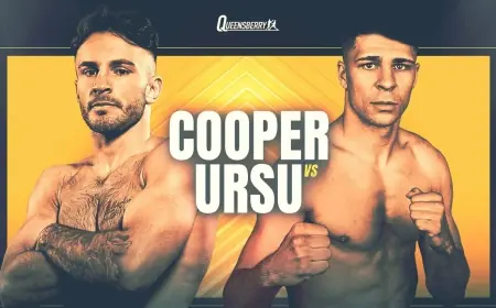 Owen Cooper’s Title Night Rewrites Local Welterweight Stakes as Constantin Ursu Claims British Crown