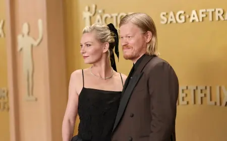 Jesse Plemons and Kirsten Dunst Turn Heads at the Actor Awards as Plemons Scores First Best Actor Nomination