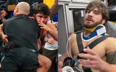 Arman Tsarukyan Sparks Massive Brawl After Punching Opponent at RAF 6