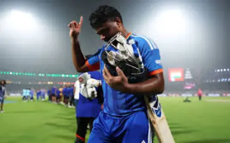 Sanju Samson’s 97* Seals India’s Win Over West Indies and Sets Up England Semi
