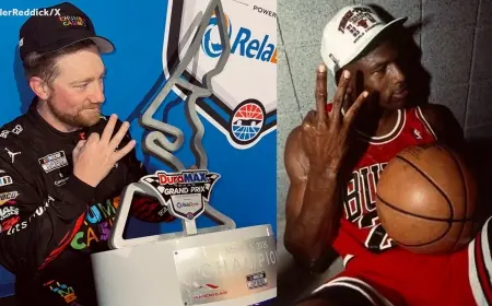 Tyler Reddick’s 3-peat Draws Michael Jordan’s On-Camera Celebration