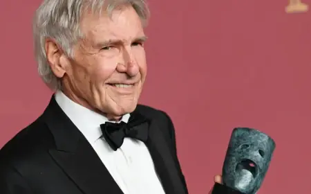 Harrison Ford, 83, Thanks Wife Calista Flockhart in Emotional Actor Awards Moment as 1923 Legacy Grows