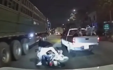 Police Identify Truck Driver Who Forced Motorcyclists Off Road