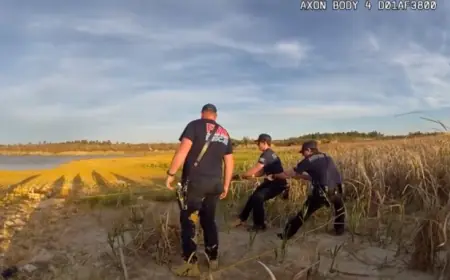 Florida Man Rescued After Being Trapped in Quicksand Up to Shoulders