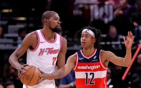 Washington Wizards Face Off Against Rockets Featuring DMV Native Durant