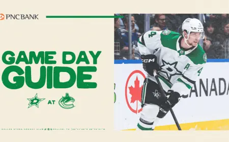 Stars Vs Canucks Game Day Guide: Prediction, Odds and Matchups