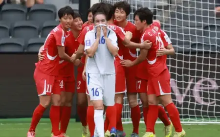 Myong’s Hat-Trick Powers North Korea’s Victory at Women’s Asian Cup