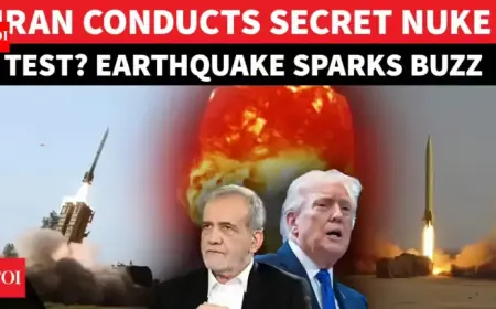 Iran Earthquake Fuels Nuclear Test Rumors; US Intensifies Monitoring