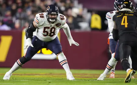 Most Impactful Bears of 2025: Drew Dalman at No. 4