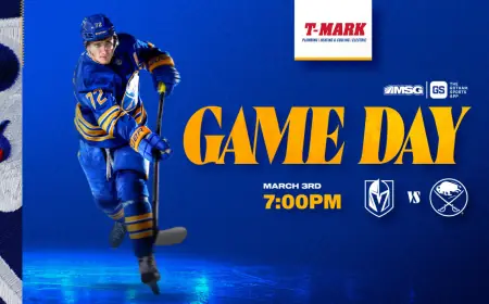 Golden Knights Vs Sabres: How to watch, lineup notes, and key storylines at KeyBank Center