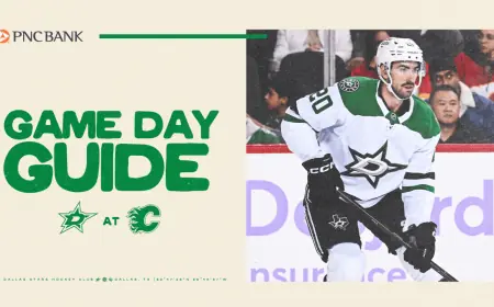 Stars Vs Flames: Stars Lean on Johnston and DeSmith as Tuesday’s Game Moves to Saddledome