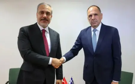 Greek and Turkish Foreign Ministers Discuss Middle East Developments