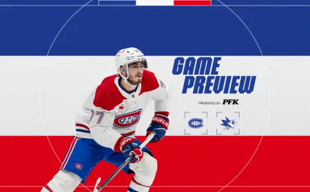 Canadiens Vs Sharks: Montreal begins West coast swing with playoff margin tightening