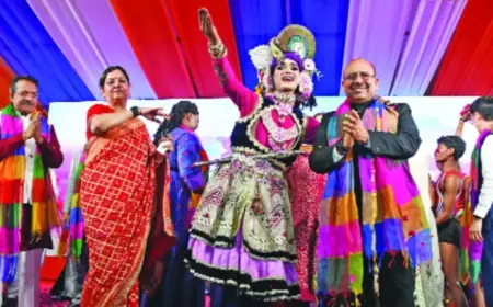 Delhi Assembly Celebrates Grand Holi Milan with Diplomats from 31+ Nations