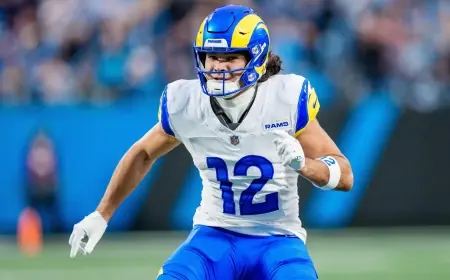 Puka Nacua, Overtime Megan spotted at NHL game (overtime megan sighting)