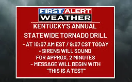 Tornado Warning Drill in Lexington to Put Residents and Alert Systems to the Test During Severe Weather Awareness Week
