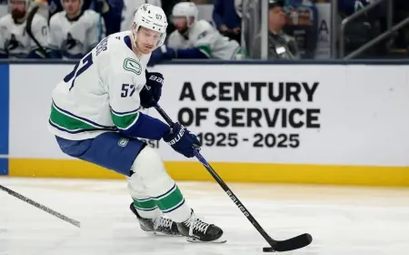 Canucks Hold Out Tyler Myers as Trade Deadline Clock Ticks