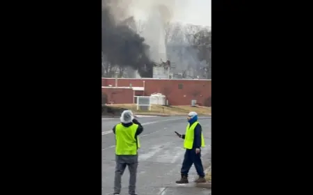 Shelter-in-place Issued After Explosion in Logan Township Nj Industrial Complex