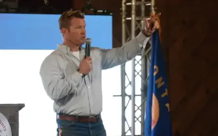 Sen. Sheehy Amid Capitol Police and Protester Clash