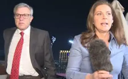 Erin Burnett name appears in headlines as Channel 12 anchors move to shelter during sirens