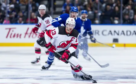 Devils’ late-season urgency reshapes who feels the pressure as Maple Leafs arrive in Newark