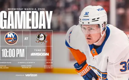 Islanders Vs Ducks Preview: Schaefer’s Scoring, Rittich to Start in Anaheim