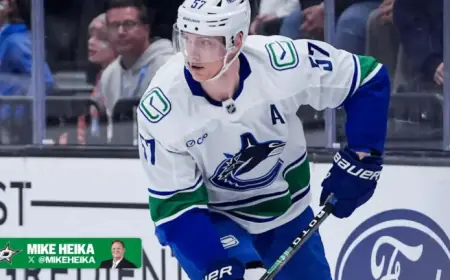 Stars Bolster Defense, Acquire Tyler Myers at Trade Deadline from Vancouver