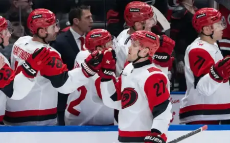 Ehlers’ Hat Trick Secures Hurricanes’ Victory Over Canucks