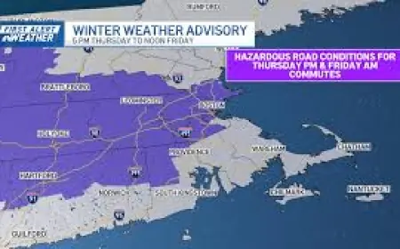 Weather Forecast Snow Storm to Bring Messy Commutes Across New England