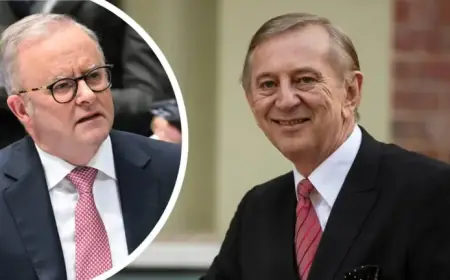 Australian PM Anthony Albanese Honors Broadcast Legend Dennis Cometti