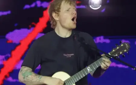 Ed Sheeran Arrives in Adelaide, Promises Memorable Performance