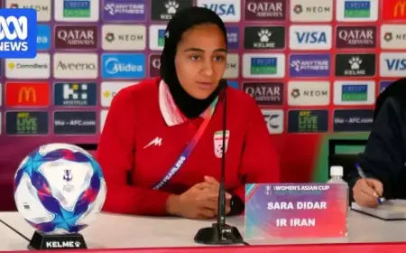 Iranian Footballer Tearfully Addresses Conflict in Iran