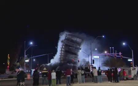 Eastside Cannery Implosion Draws Crowds Despite Owner Saying Event Was Closed