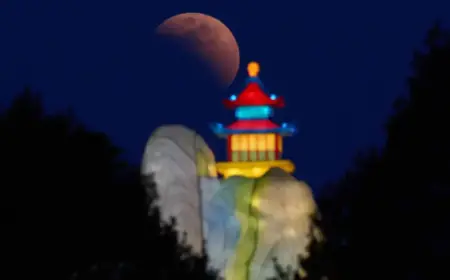 Lunar Eclipse Paints Skies Worldwide on Tuesday