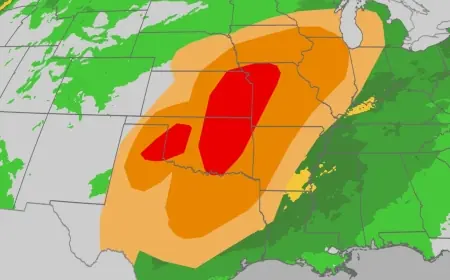 Severe Thunderstorms Forecast Across Plains From Texas to Iowa Over Next 5 Days