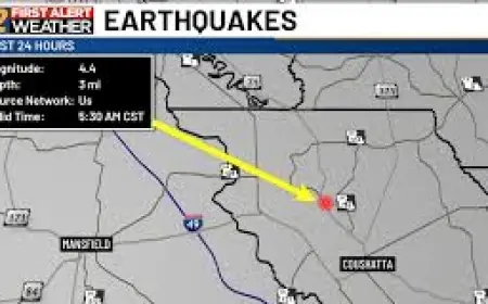 Earthquake Louisiana 4.4 Tremor Rattles North Louisiana at 5:30 a.m.