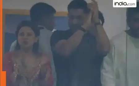 MS Dhoni and Sakshi Dhoni Applaud Team India at Wankhede Post Arjun Tendulkar’s Wedding