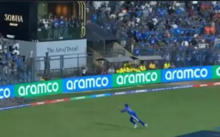 Axar Patel’s Impressive Backward Catch Dismisses Harry Brook