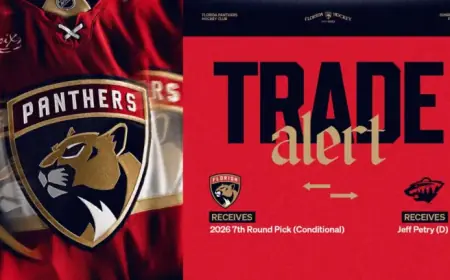Florida Panthers Secure Draft Pick in Trade with Minnesota Wild