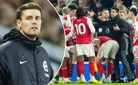 Fabian Hurzeler Criticizes Arsenal’s Time-Wasting Despite Above-Average Playtime