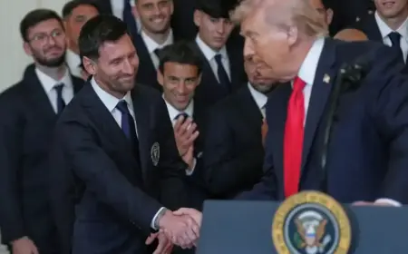 President Trump Honors Lionel Messi and Inter Miami for MLS Cup Victory