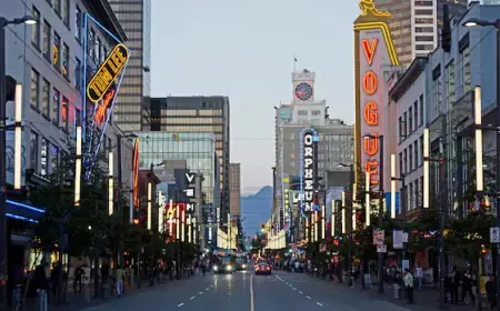 Granville Street in Vancouver Goes Pedestrian-Only for FIFA World Cup