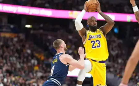 James Sets NBA Career Field Goals Record Despite Lakers’ Loss to Nuggets