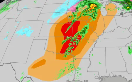 Tornado Threat Joins Severe Outbreak Forecast From Texas to Iowa