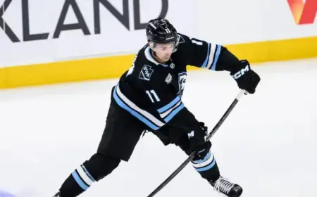 Vitek Vanecek Secures First Shutout, 100th Win in Mammoth’s Triumph Over Flyers